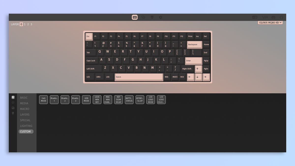 Screenshots of VIA