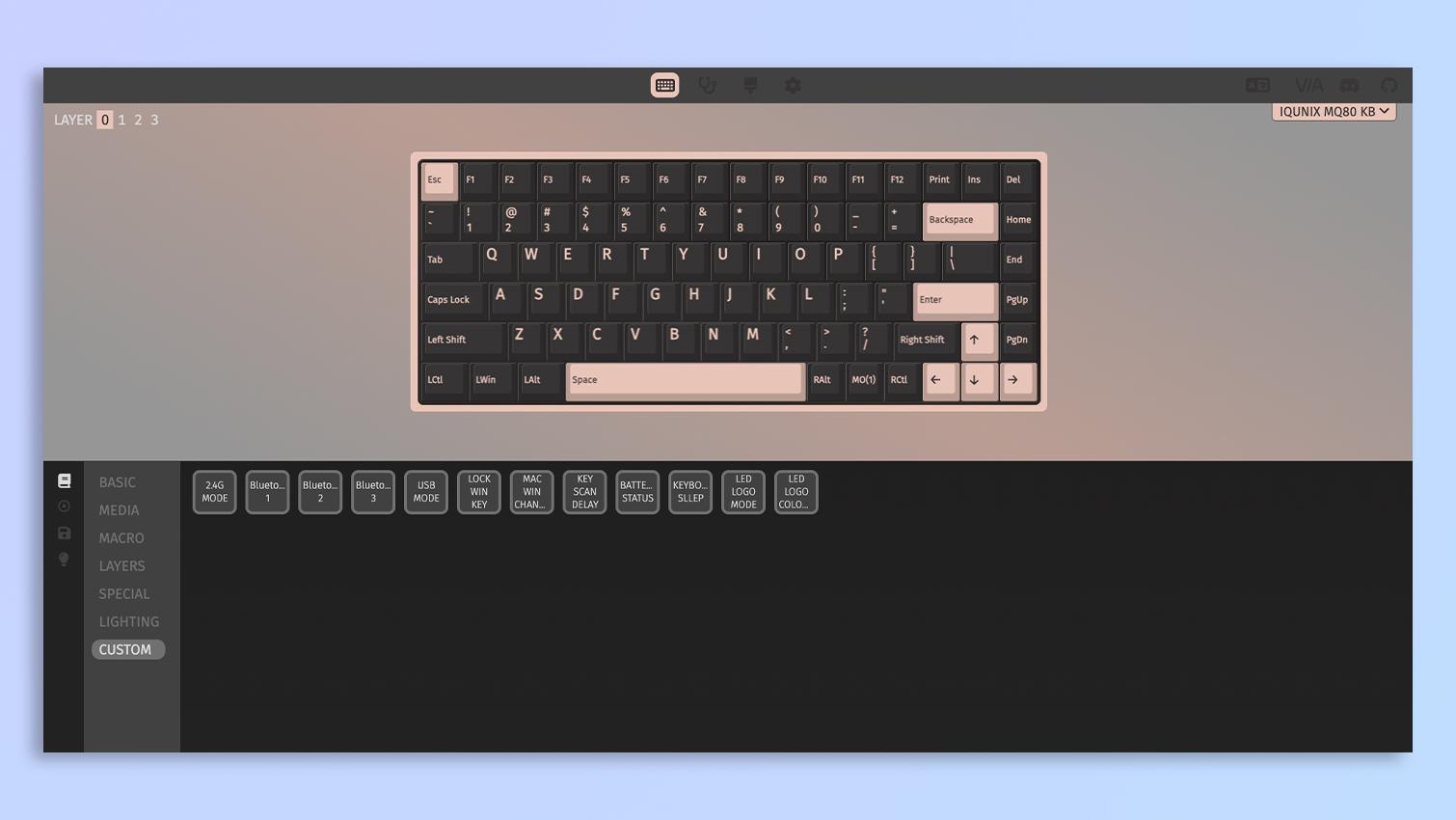 Screenshots of VIA