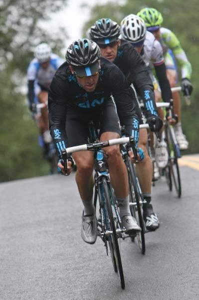 Sky on the front working for their leader Ben Swift.