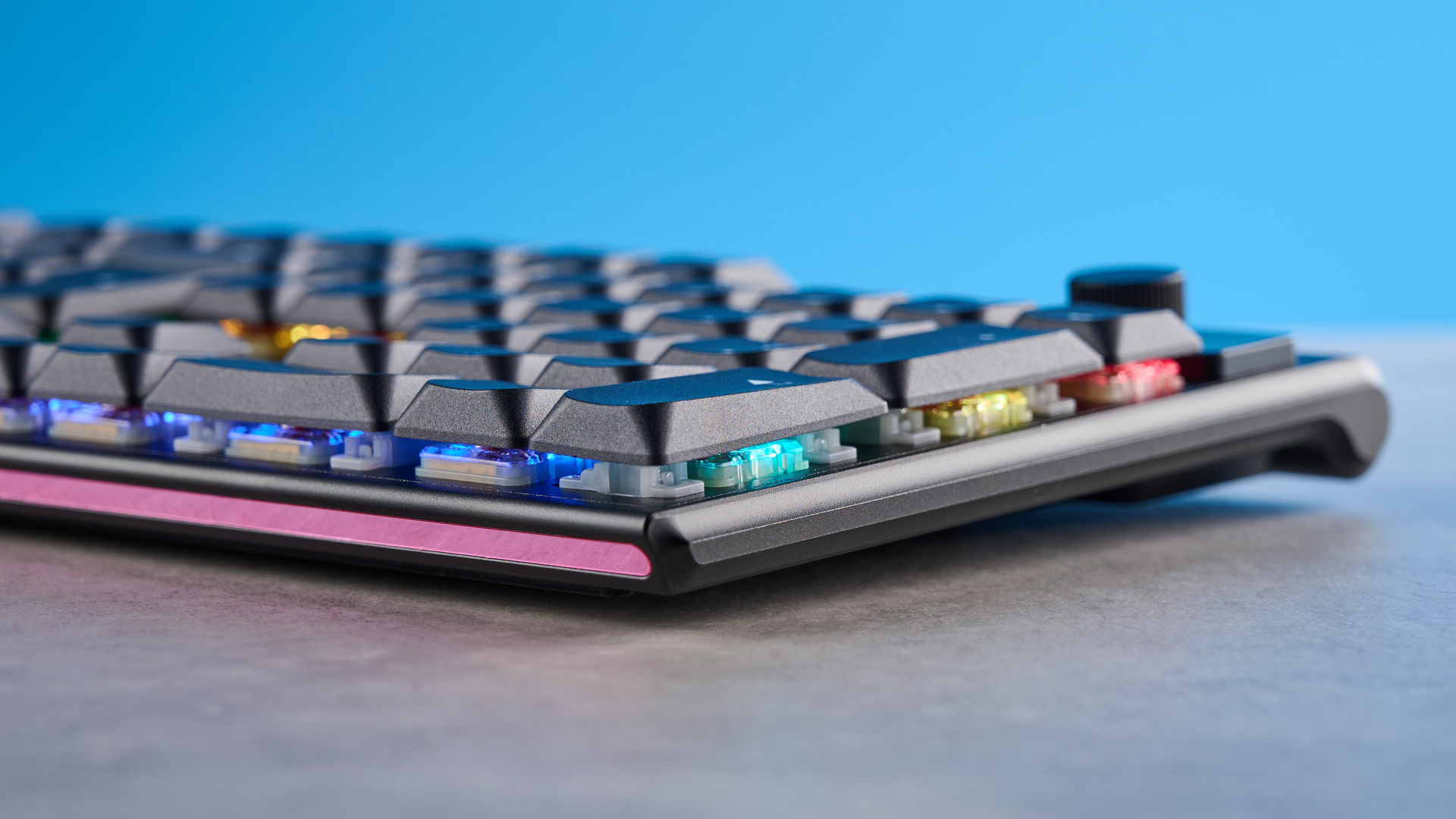 A black Cherry XTRFY MX 10.1 Wireless mechanical keyboard