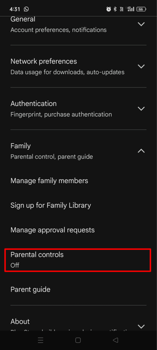 How to put parental control on Android 18
