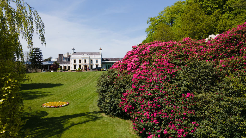 The main hotel at Galgorm Resort