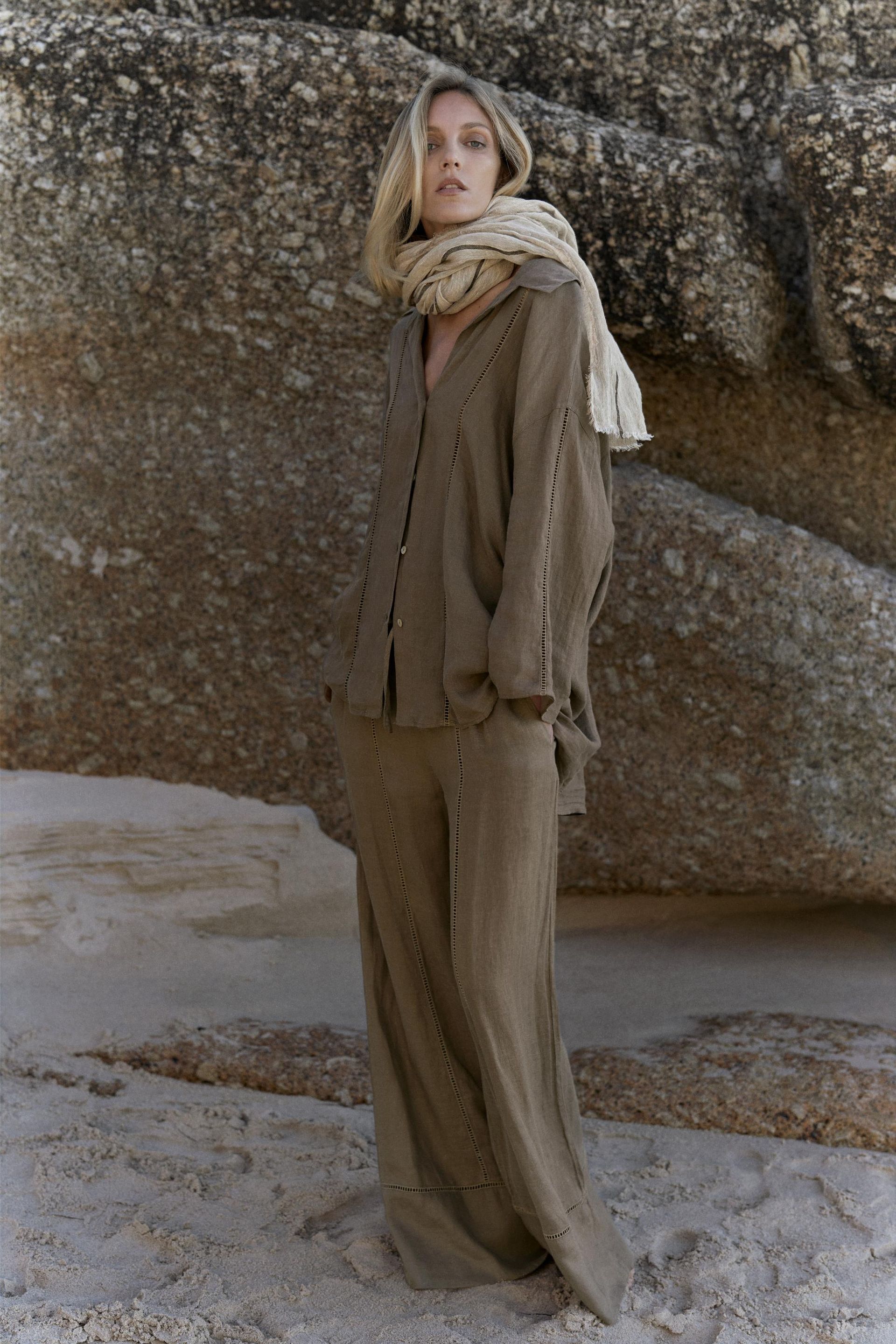 100% Linen Shirt Zw Collection