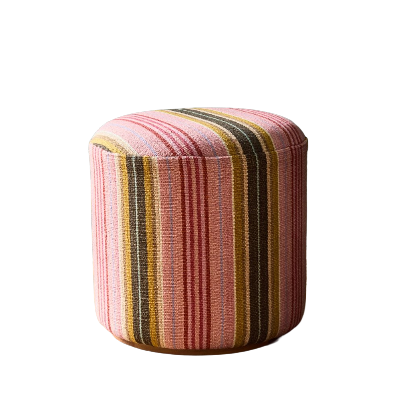 GreenRow, Kacey Striped Ottoman