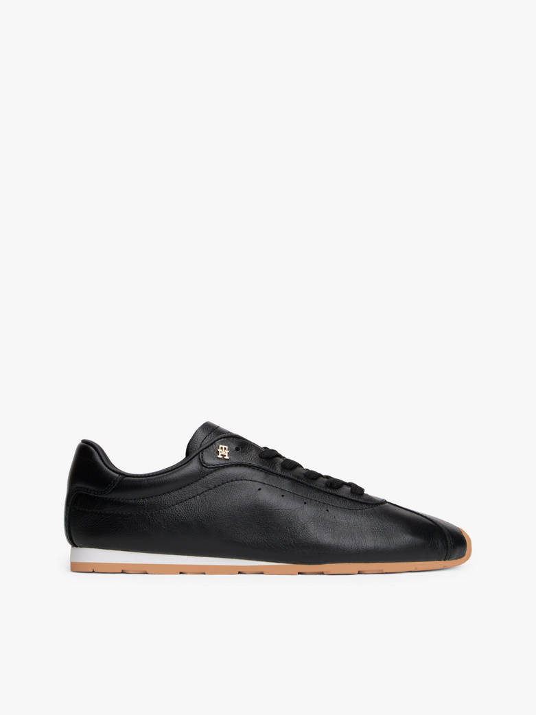 Th Monogram Low Profile Leather Trainers