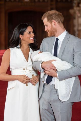 Meghan and Harry with Archie.