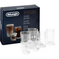 De;Longhi Glass Coffee Cups (6)