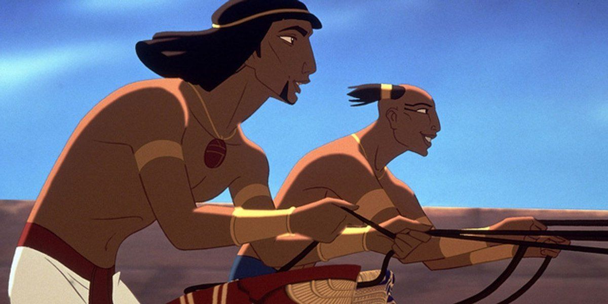 A still from _The Prince of Egypt._