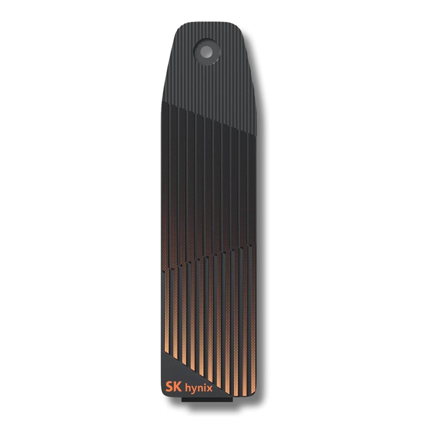 Image of the SK Hynix Haechi heatsink, with a white background.