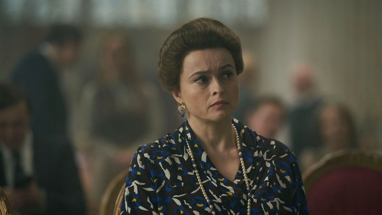 Princess Margaret in The Crown played by Helena Bonham Carter