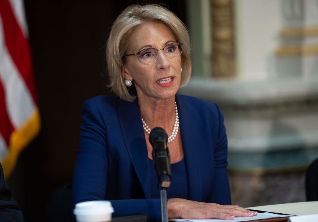 Secretary of Education Betsy DeVos