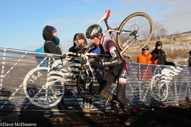 Zach McDonald (Rapha Focus) chasing Page