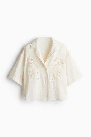 Eyelet Embroidered Shirt