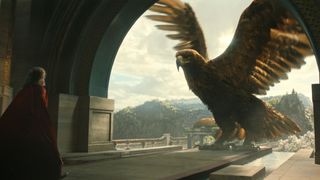 The eagle in Numenor in The Lord of the Rings: The Rings of Power season 2