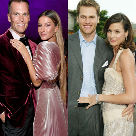 Tom Brady with Gisele Bündchen and Bridget Moynahan