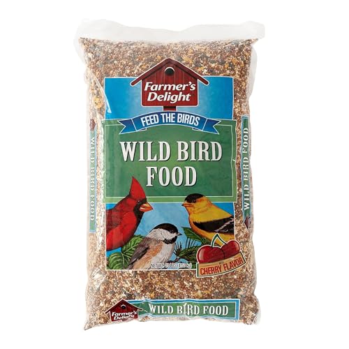 Wagner's 53002 Farmer's Delight Wild Bird Food With Cherry Flavor, 10-Pound Bag