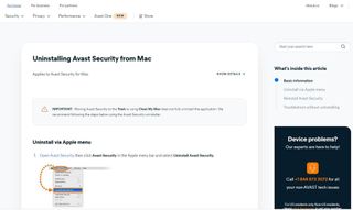 Avast Security Premium app screen shot