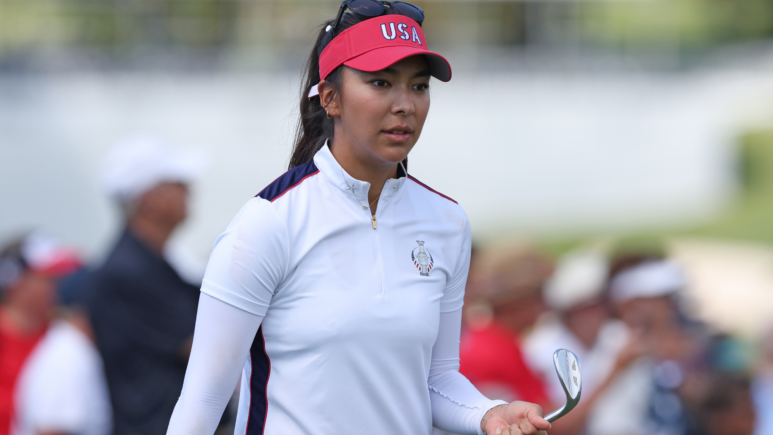 Alison Lee at the Solheim Cup