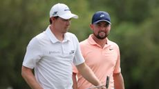 Matt and Alex Fitzpatrick at the Zurich Classic 