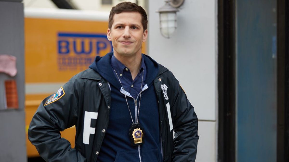 Andy Samberg in Brooklyn Nine-Nine.