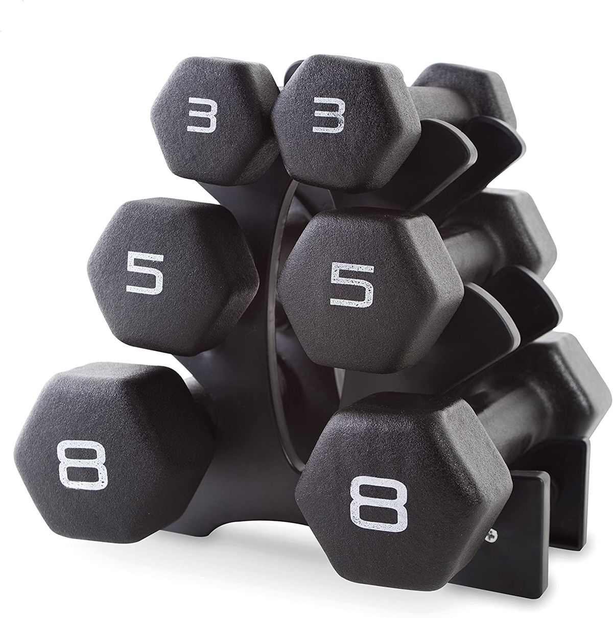 Dumbbell Set with Rack