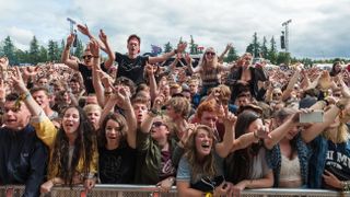 A picture of fans at T In The Park 2015