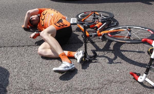 Dariusz Batek (CCC Polsat Polkowice) was a faller on stage two.
