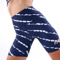 Ascend Bike Short in Tie Dye Print - £81, P.E. Nation