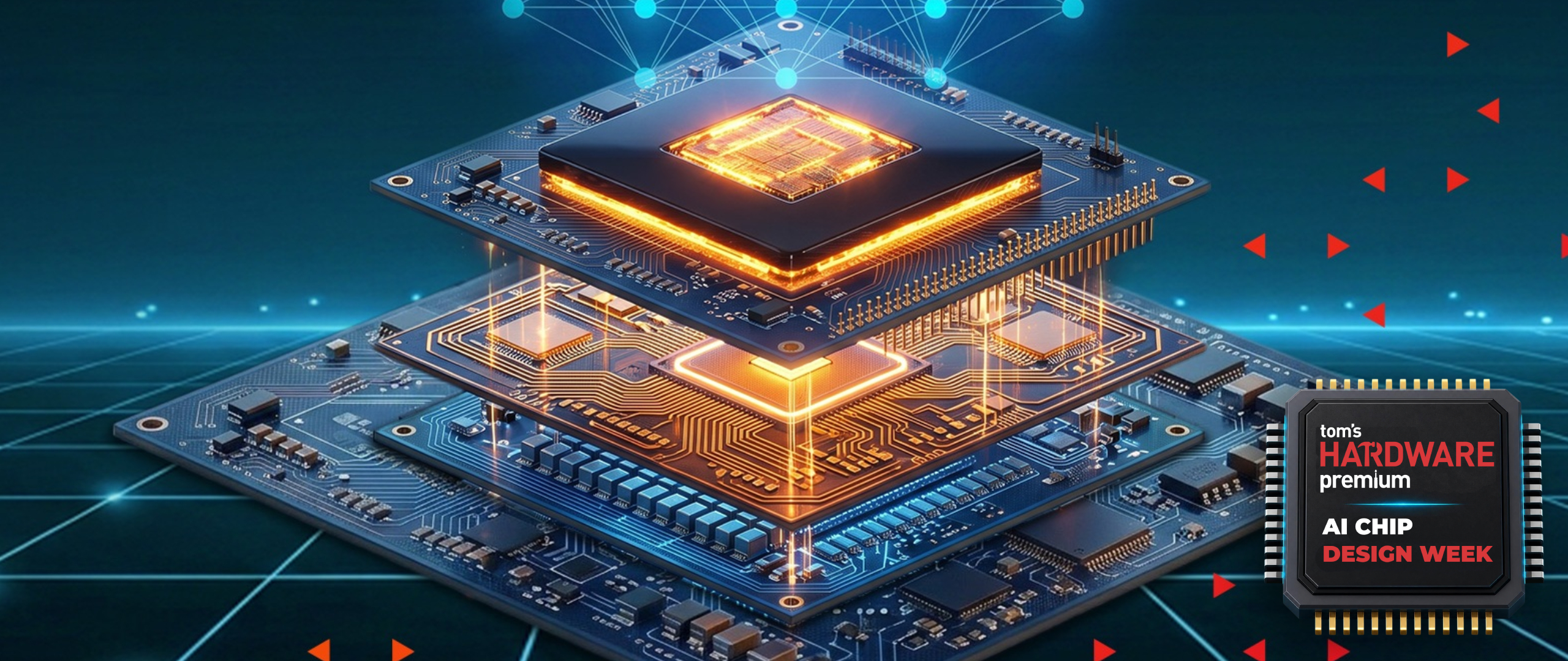 Render of a chip being taken apart