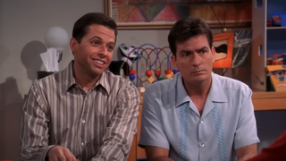 Alan and Charlie Harper in Two and a Half Men
