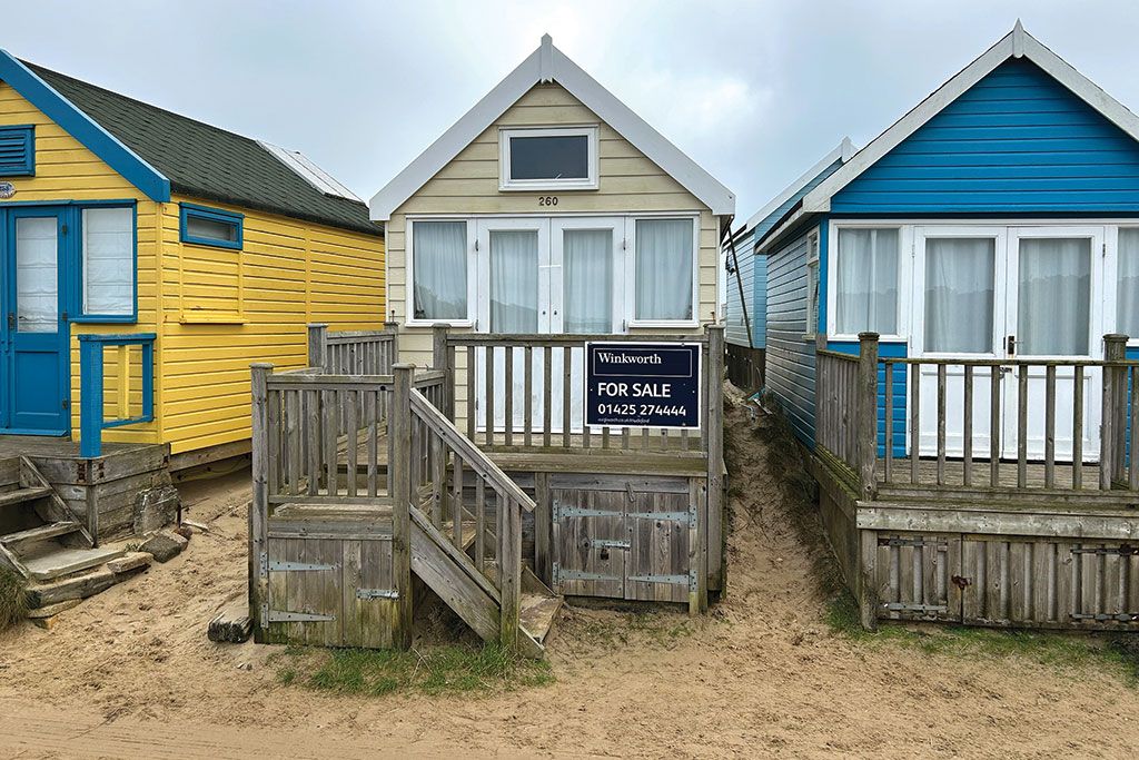 Mudeford Sandspit, Hengistbury Head, Dorset.