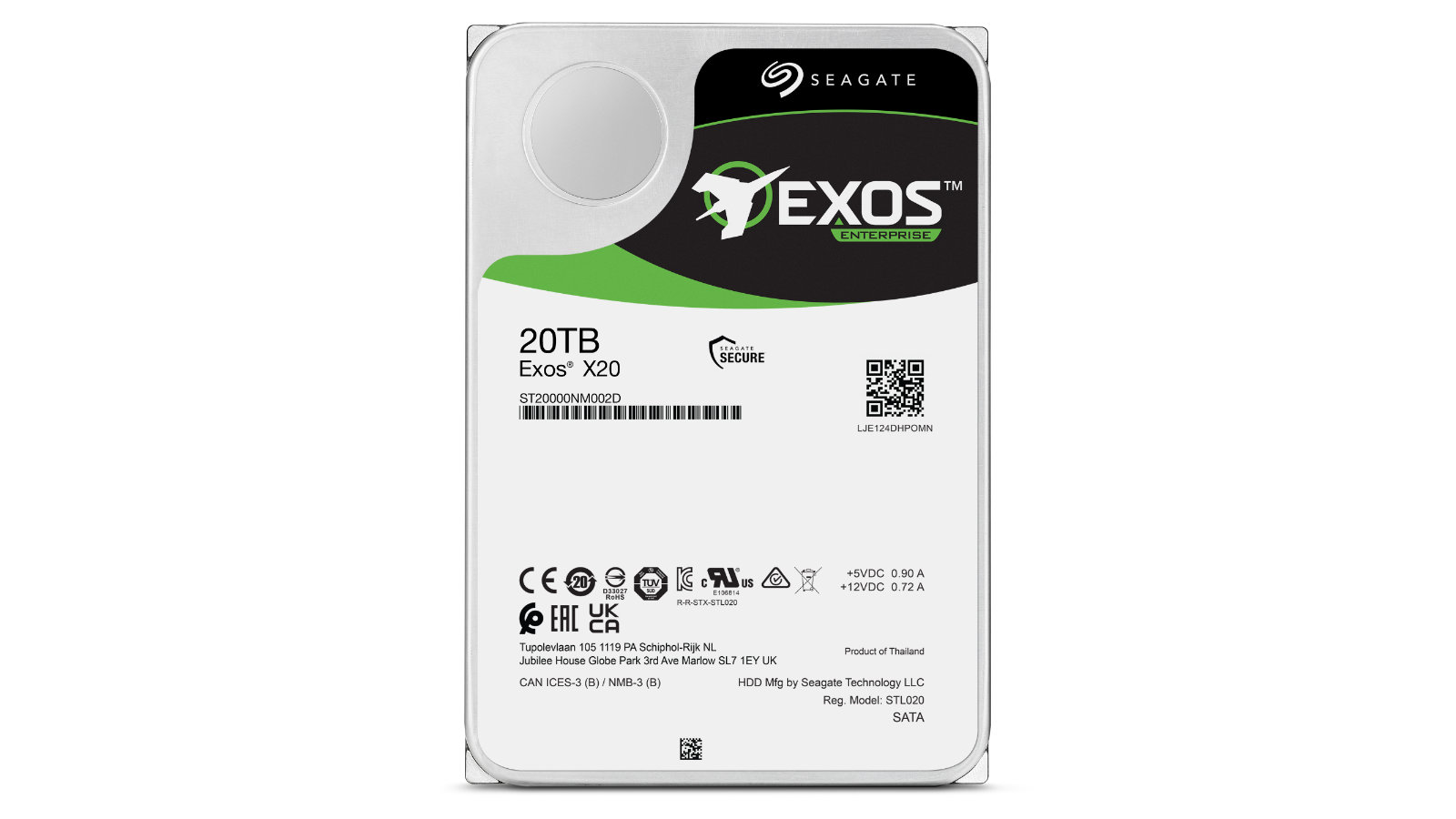 Seagate EXOS 20TB