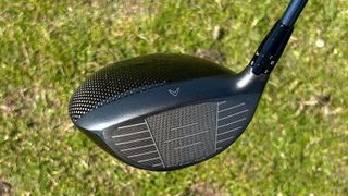Photo of the Callaway Paradym Ai Smoke Mini Driver from above and to the side