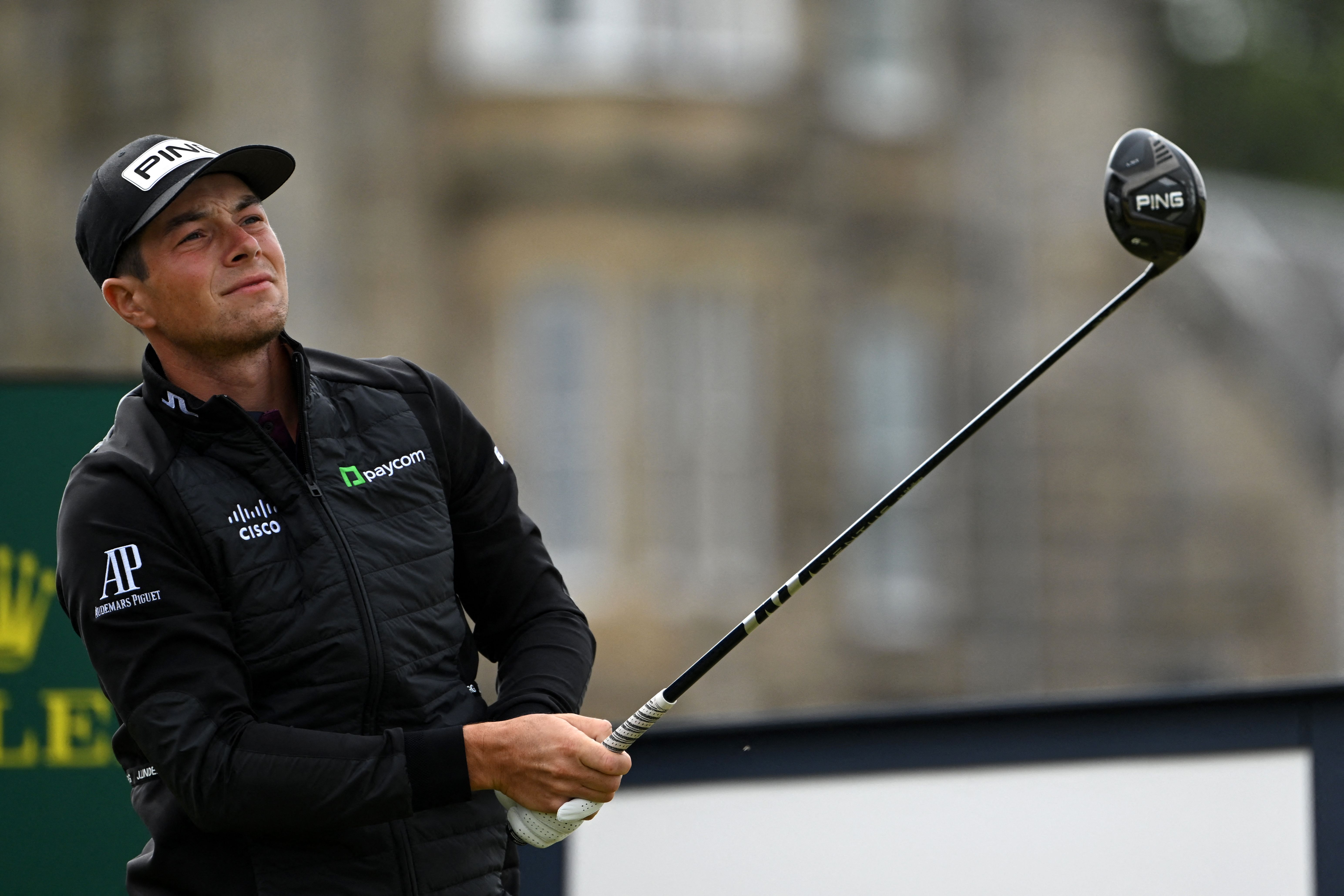 Viktor Hovland at the 2022 Open