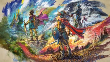 Dragon Quest 3 HD 2D remake trilogy art