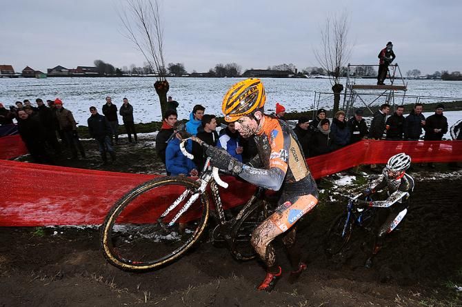 Wout Van Aert on the run-up