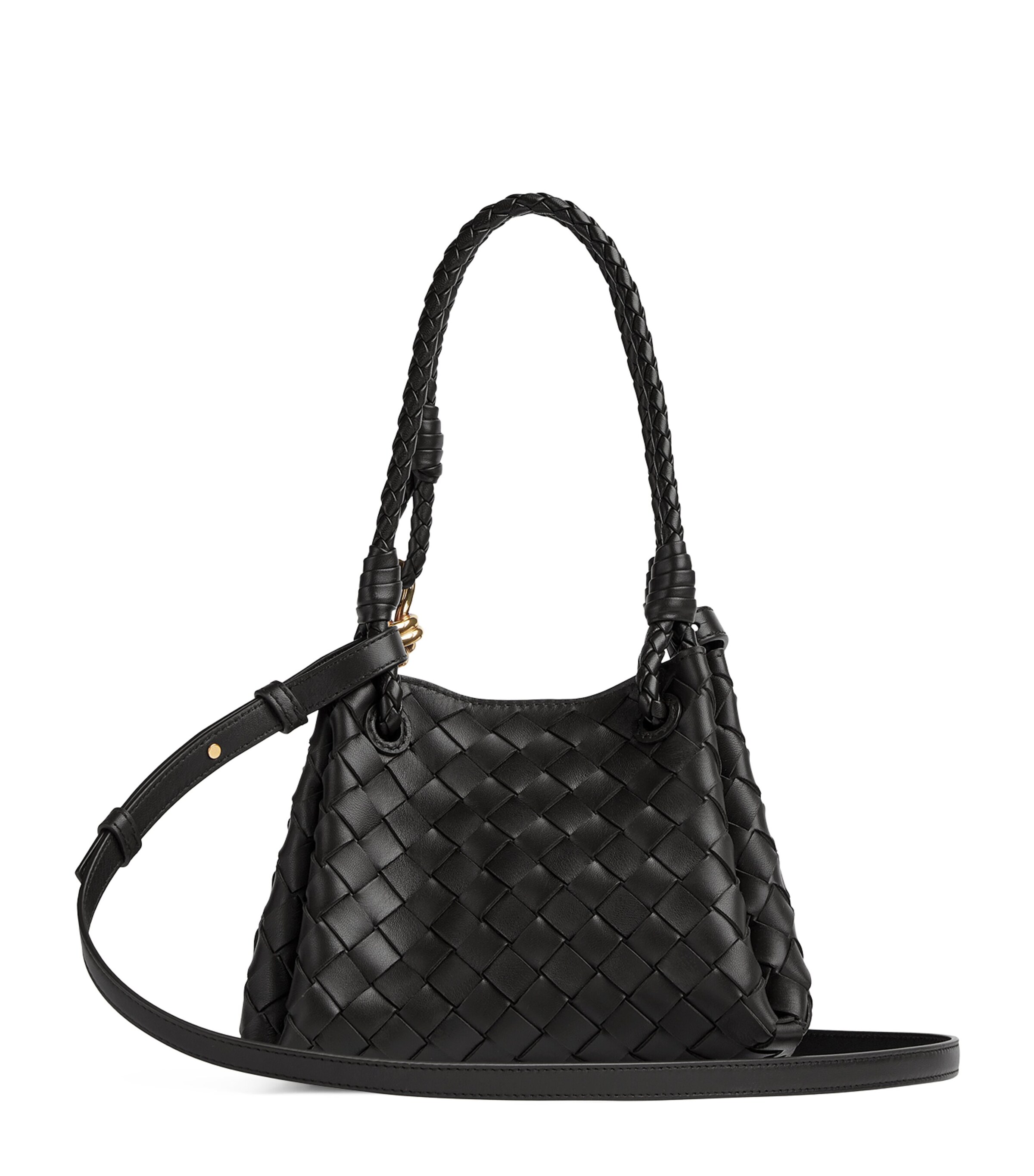 Small Leather Parachute Shoulder Bag