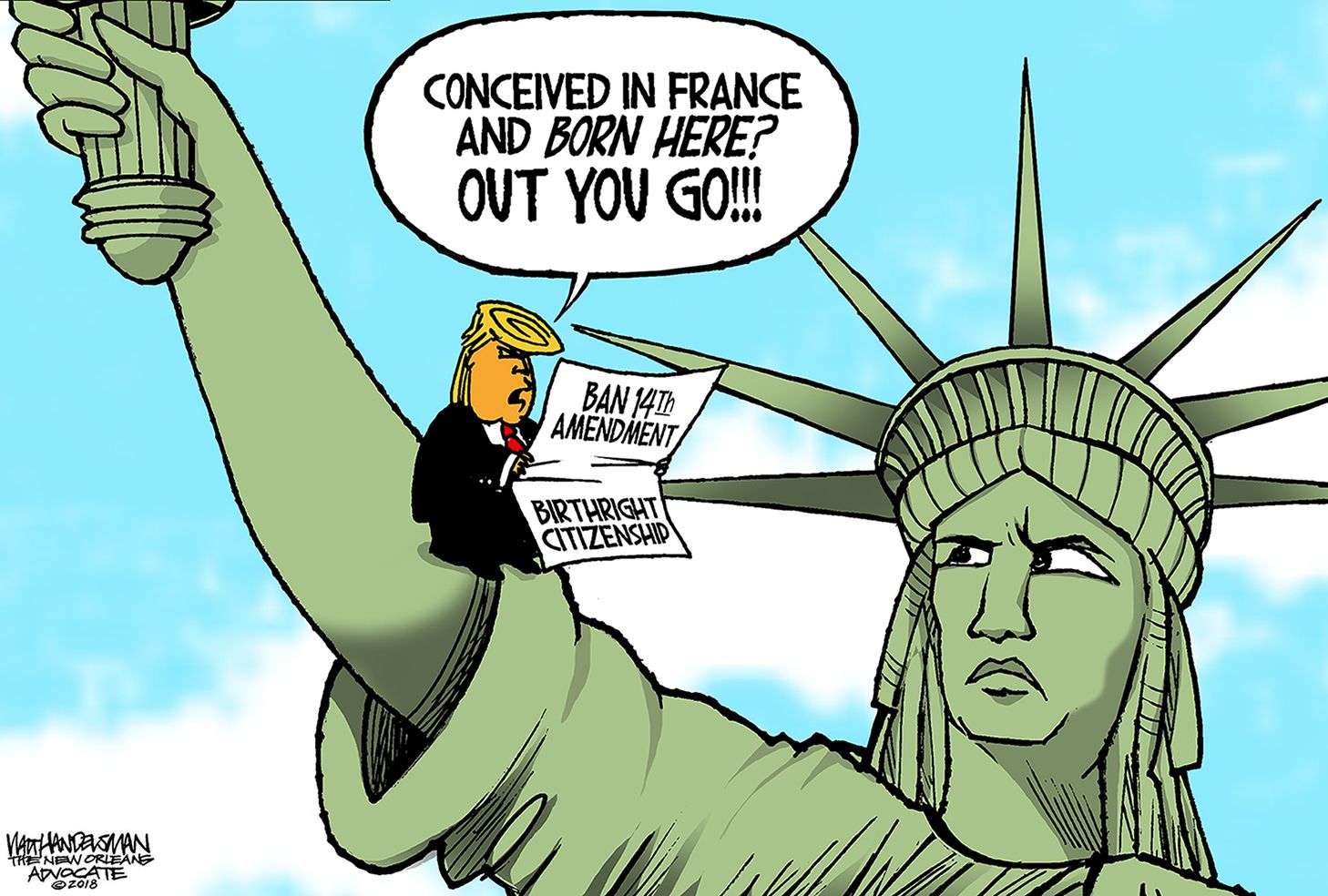 U s trump executive order birthright citizenship 14th amendment the week