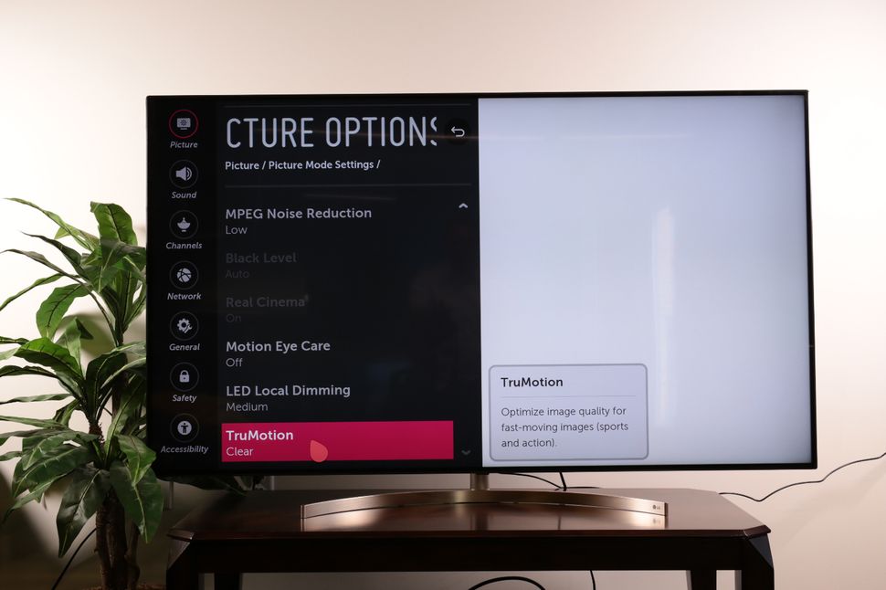 lg disable motion smoothing