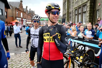 Wout van Aert at the Tour of Britain 2021