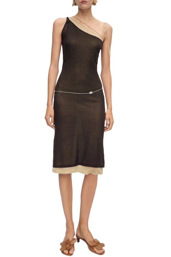 Ethereal Buckle Mini Dress