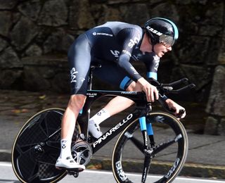 Luke Rowe on stage twenty-one of the 2014 Tour of Spain