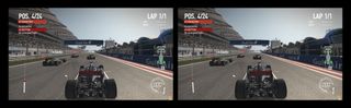 We found that the default F1 2010 TriDef Ignition profile wasn't as good as the default profile with Virtual 3D mode