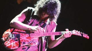 Eddie Van Halen performing