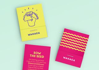 A simple palette helps to communicate the Wahaca brand