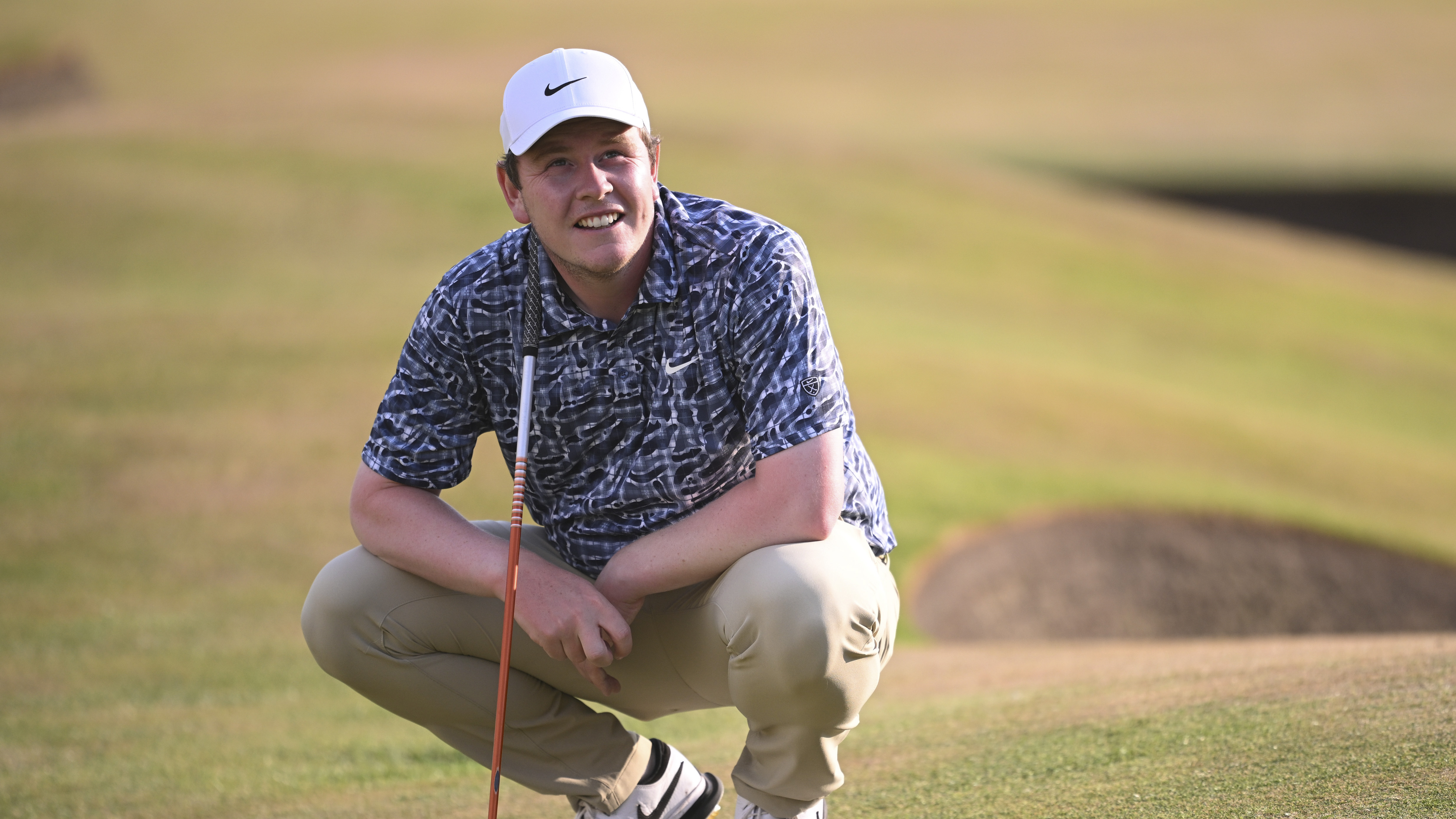 Robert MacIntyre looks on during the final round of the 2026 Open.