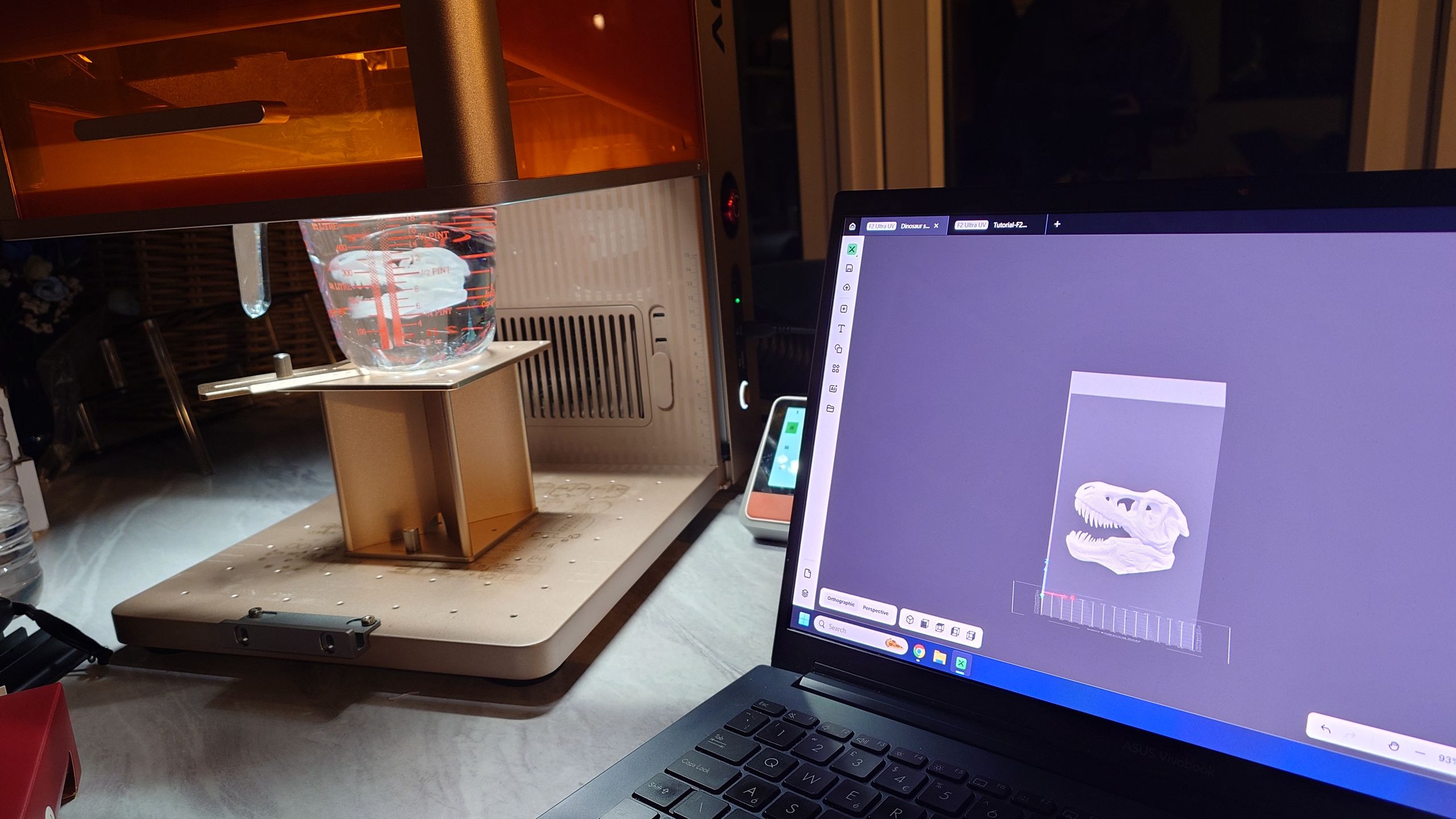 Here’s how I created a dino sphere with the xTool F2 Ultra UV