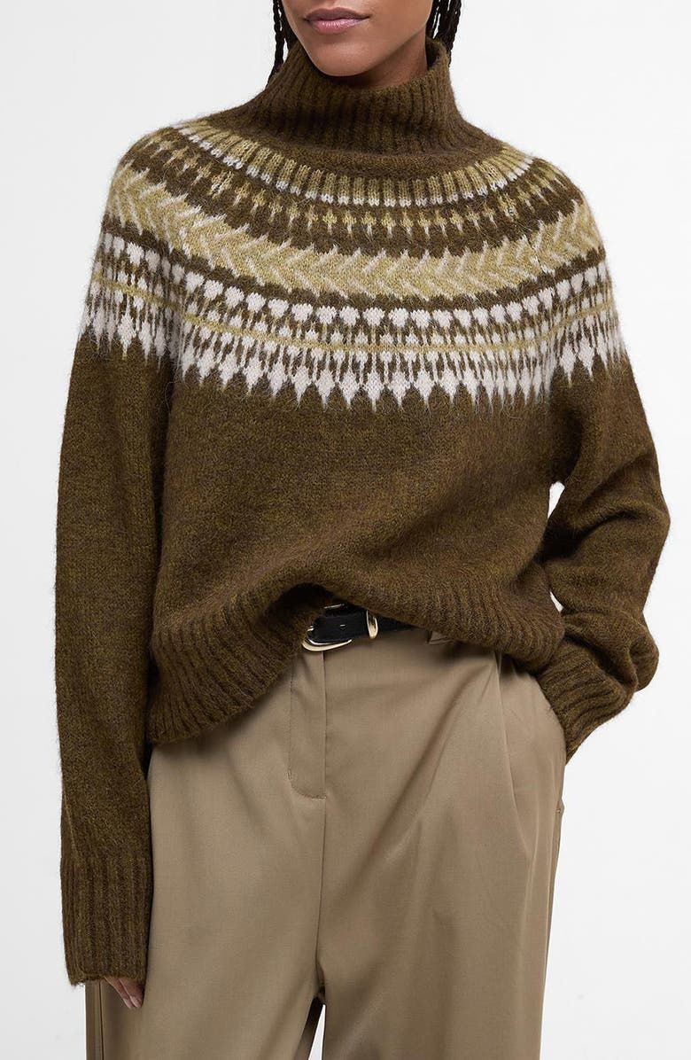 Lorrie Fair Isle Wool & Alpaca Blend Sweater