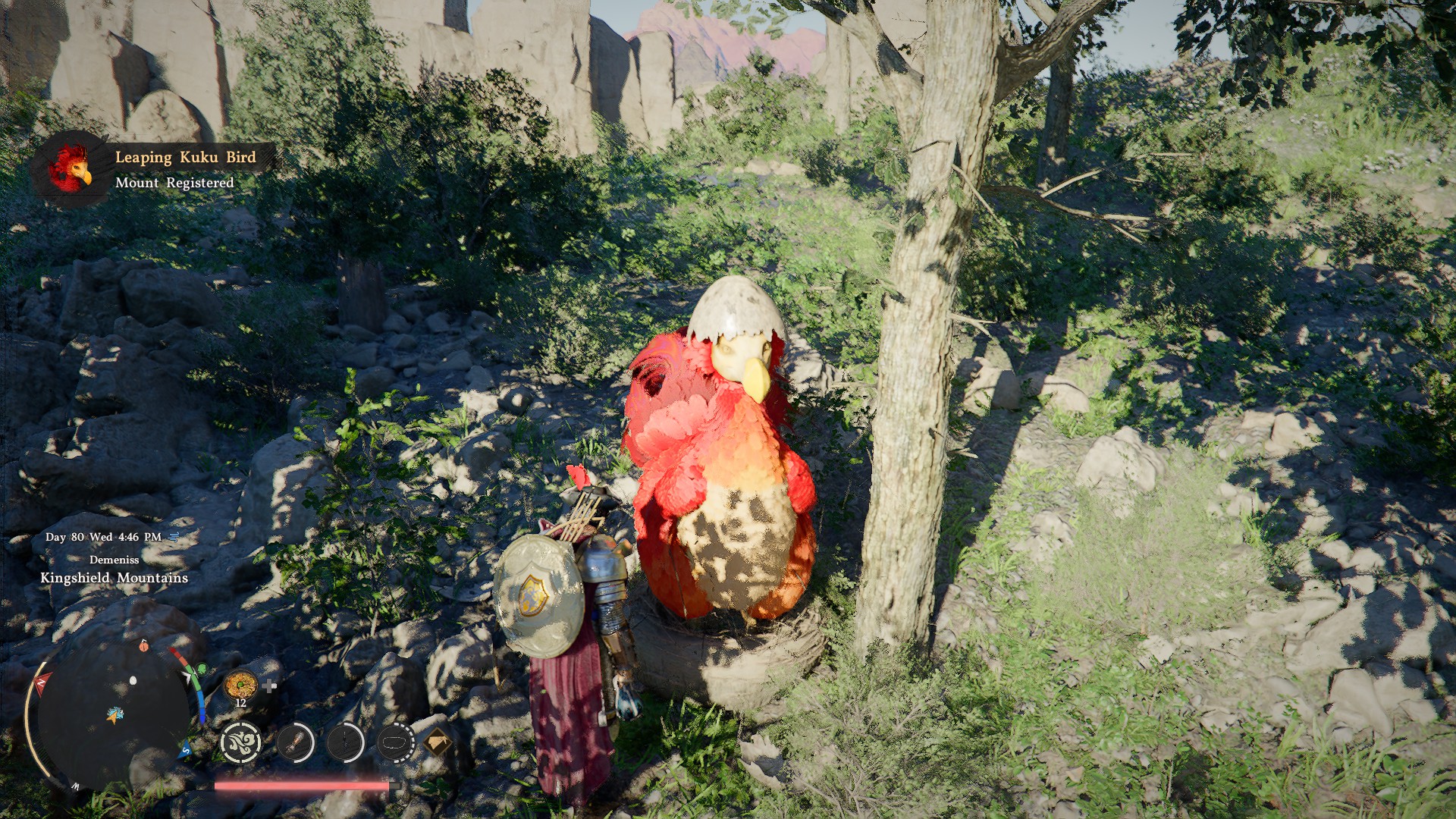 Kuku Bird mount in Crimson Desert