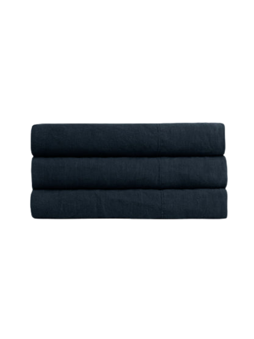 Linen Top Sheet in Ink